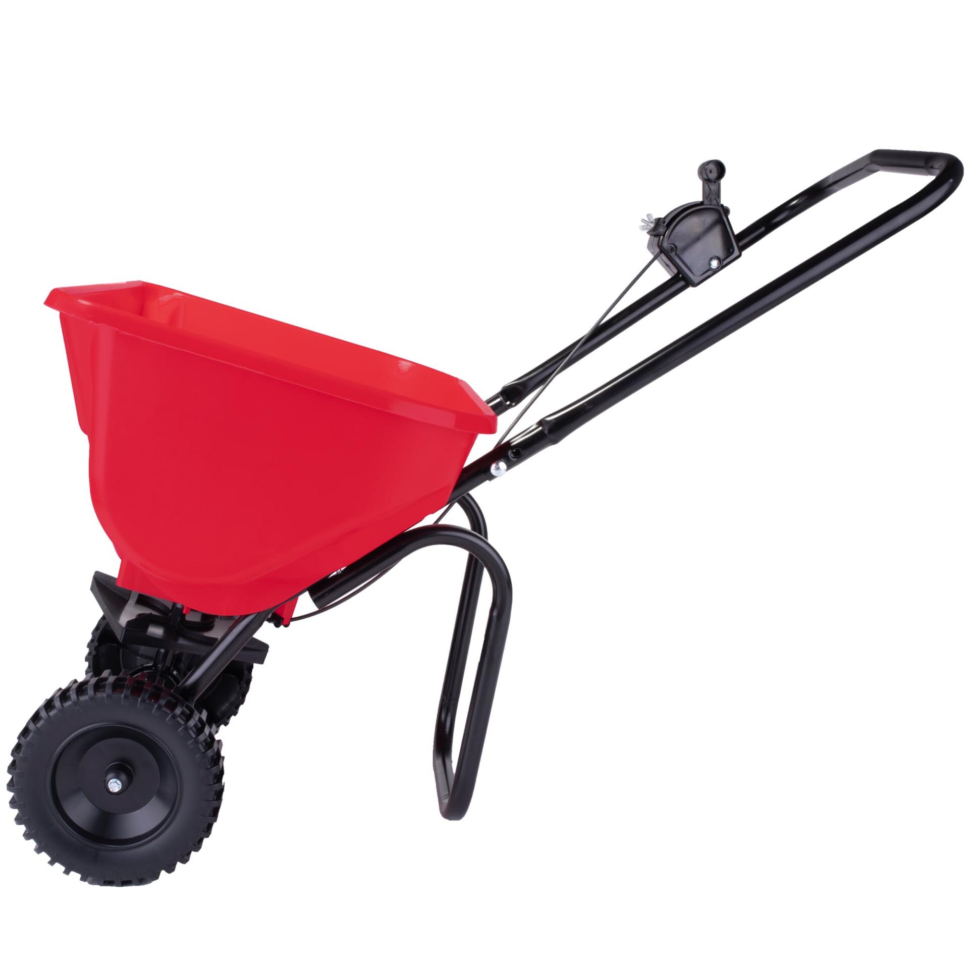 65lb Residential Broadcast Spreader with Poly Wheels image 5