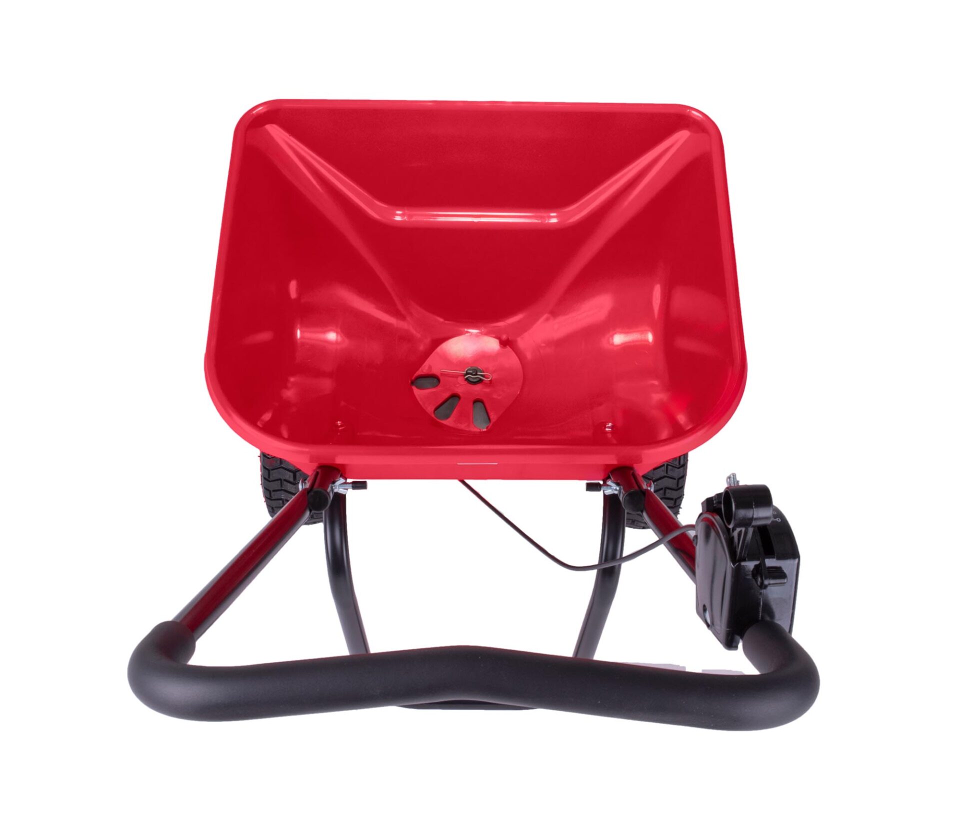 65lb Residential Broadcast Spreader with Pneumatic Tires image 5