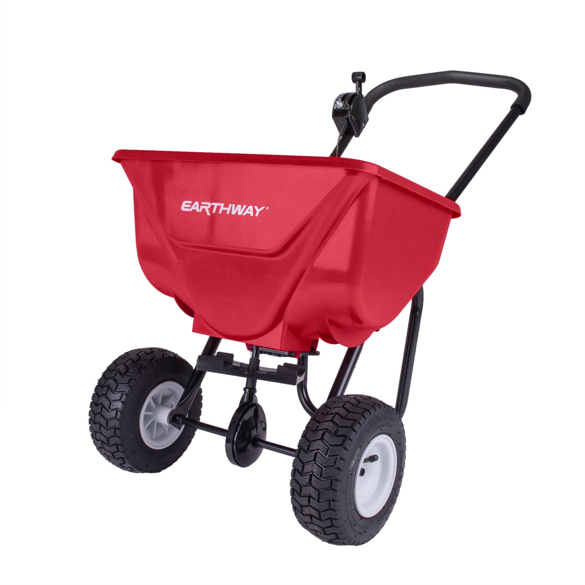 65lb Residential Broadcast Spreader with Pneumatic Tires image 1
