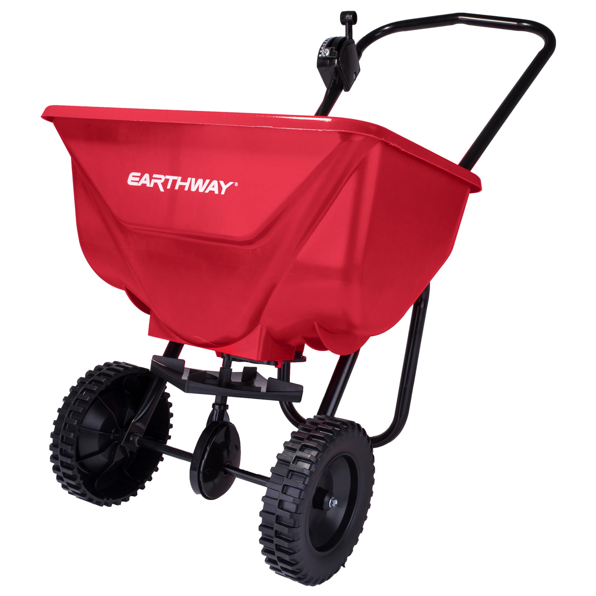65lb Residential Broadcast Spreader with Poly Wheels image 0