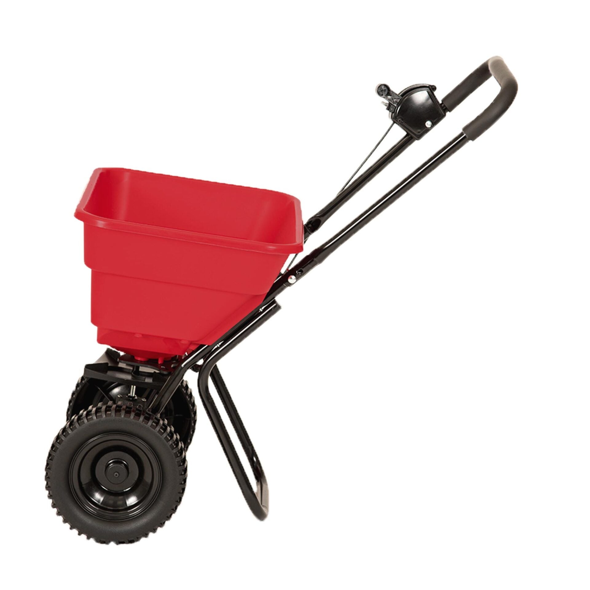 80lb Commercial Broadcast Spreader with Poly Tires image 4