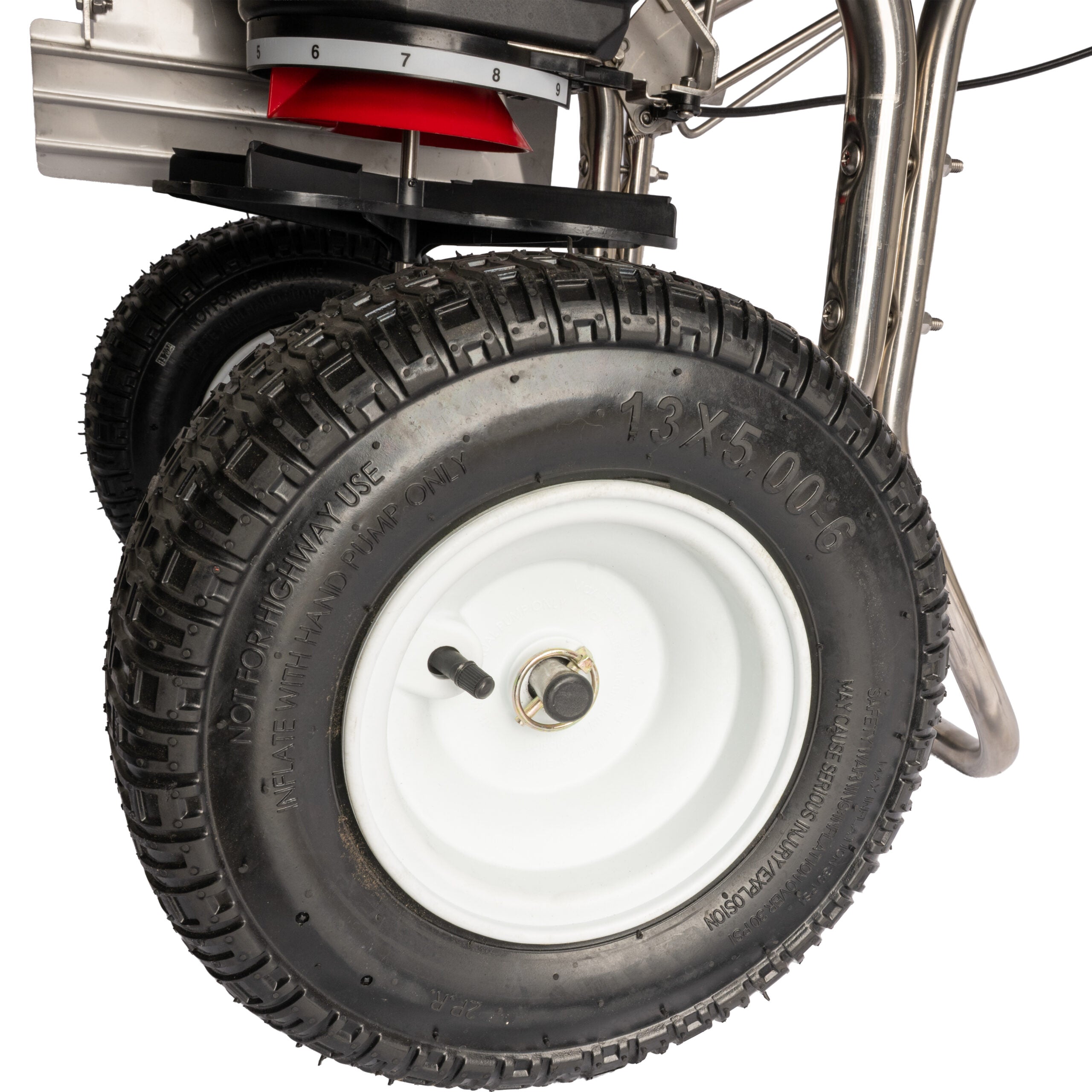 PRIZELAWN 80lb Stainless Steel Broadcast Spreader image 3