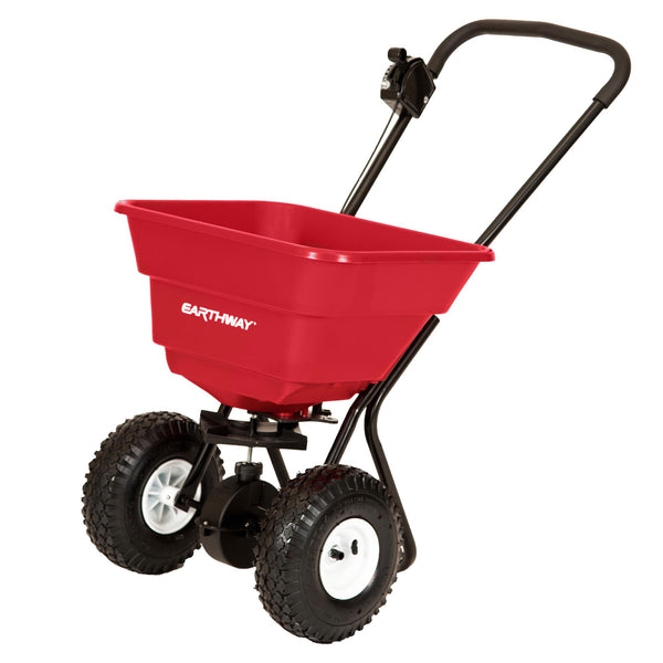 80lb Commercial Broadcast Spreader with Pneumatic Tires image 0