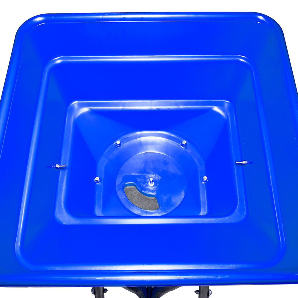 100lb Professional Stainless Steel Ice Melt Broadcast Spreader image 3