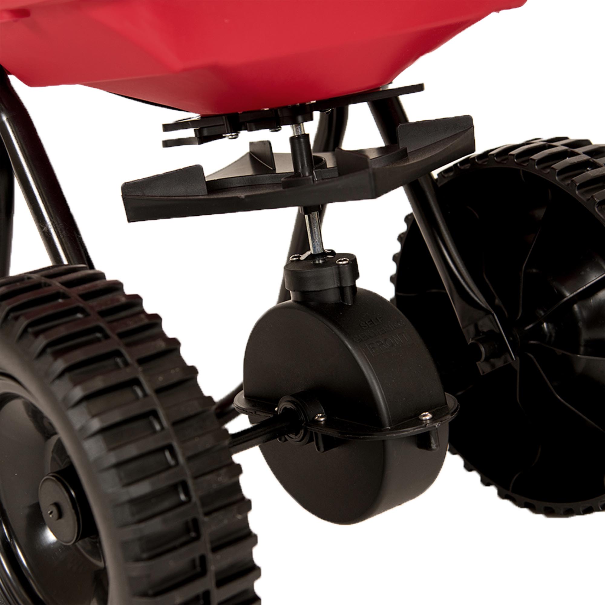 80lb Commercial Broadcast Spreader with Poly Tires image 3