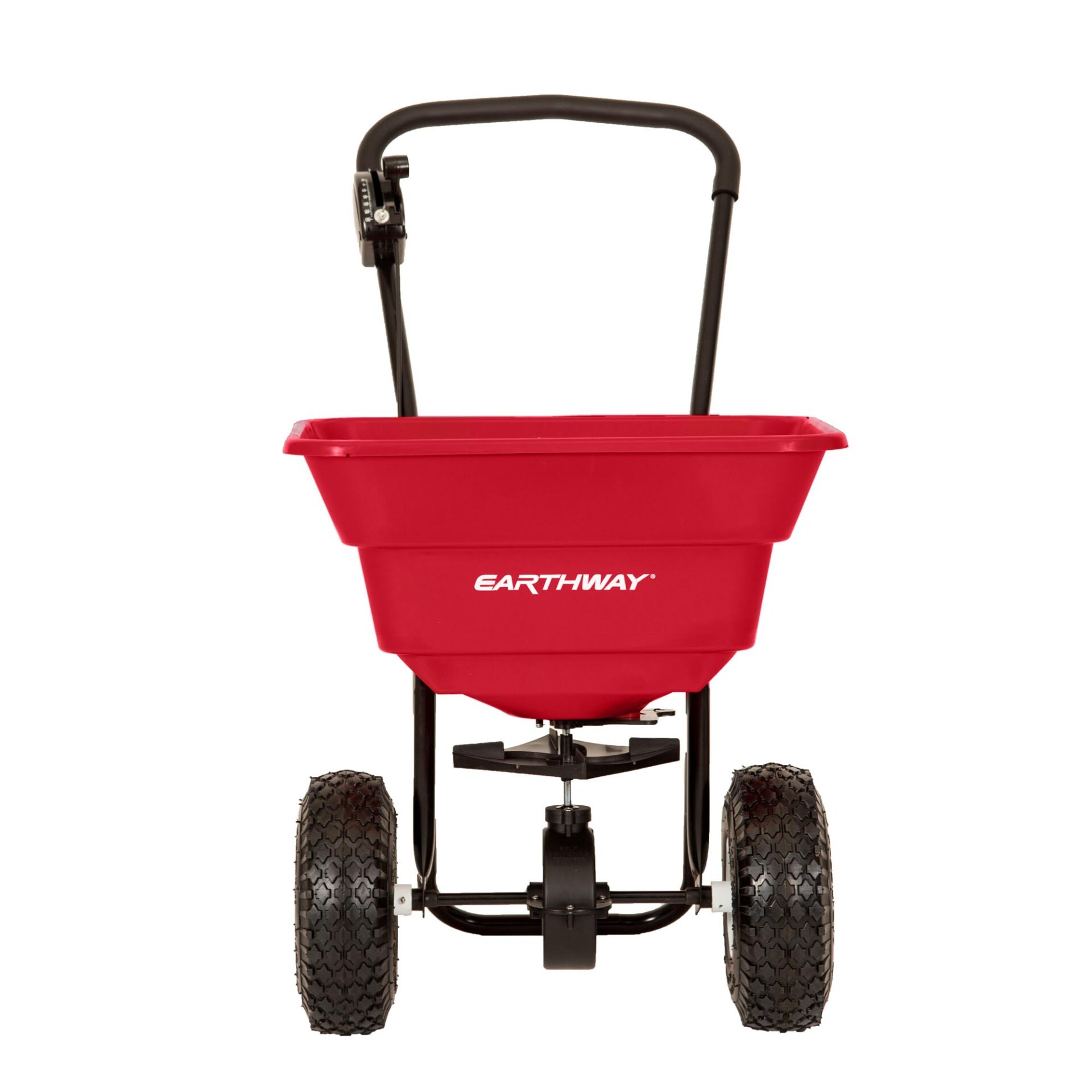 80lb Commercial Broadcast Spreader with Pneumatic Tires image 1
