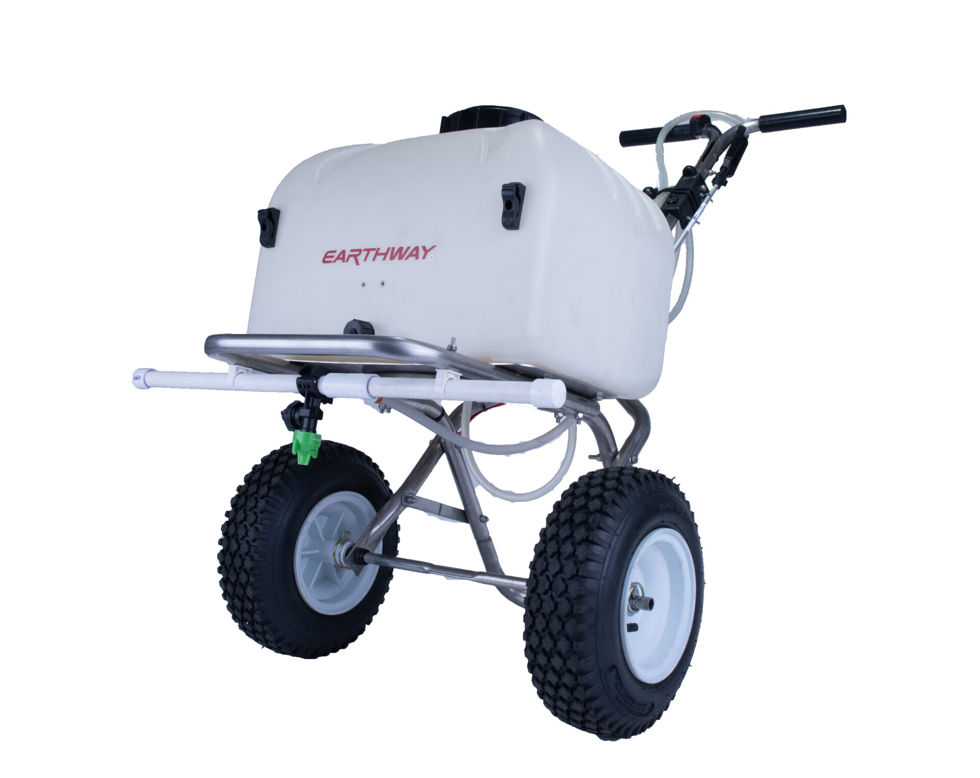 8 Gallon Stainless Steel Push Sprayer With Hose - EarthWay Products ...